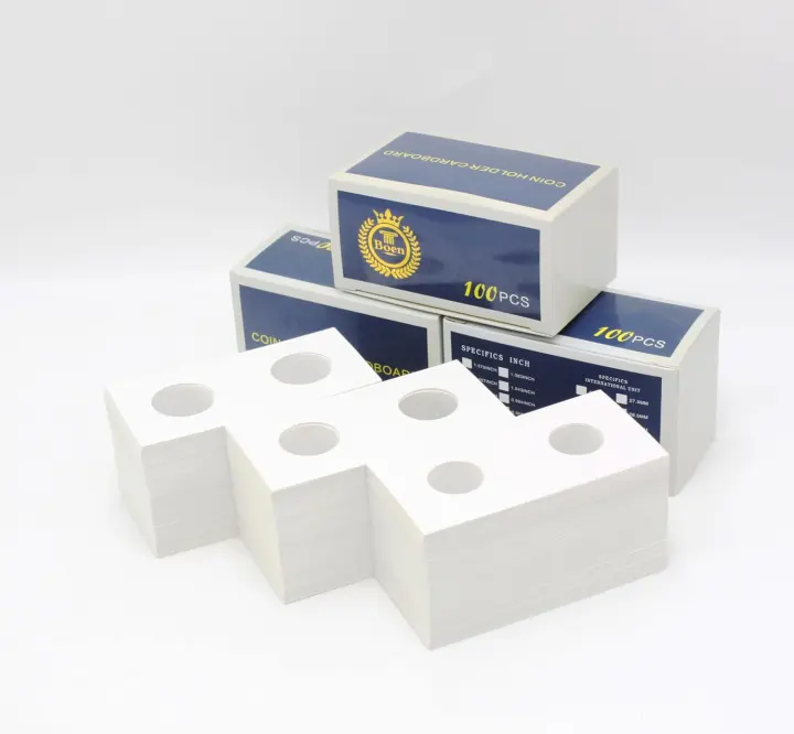 Boen 300-Piece 2x2 Coin Flips — Three Assorted Sizes